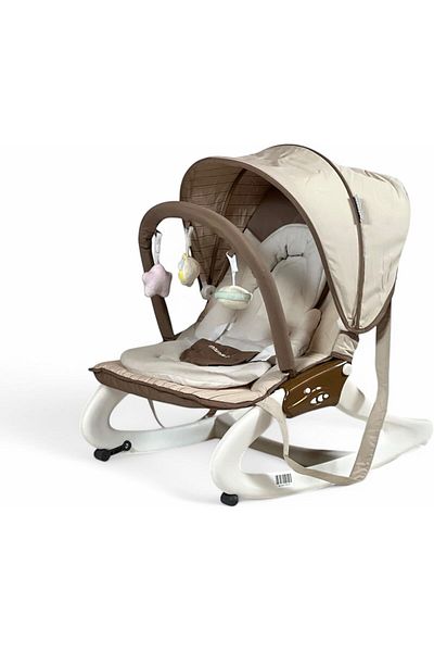 ALBADER Baby Rocking Chair, Baby Swing for Infants Baby Rocker 2 Speeds, Music, Adjustable Rocking