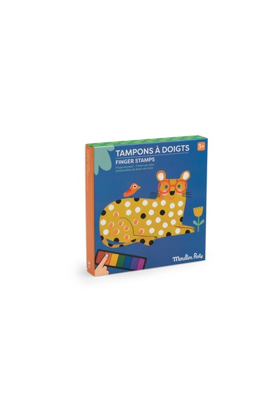 Moulin Roty Joc creativ Stampile cu degetele, Moulin Roty, super distractiv