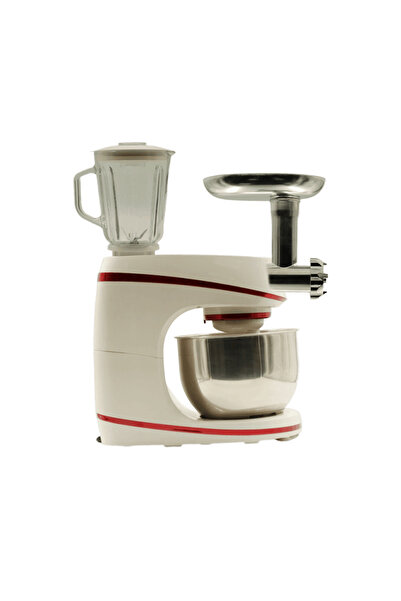 rexa مجموعة خلاط وعجانة ومفرمة لحم بقوة 1000 واط