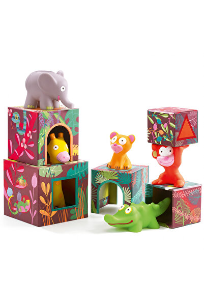 djeco Joc de construit Maxi Topanijungle, Djeco, super distractiv