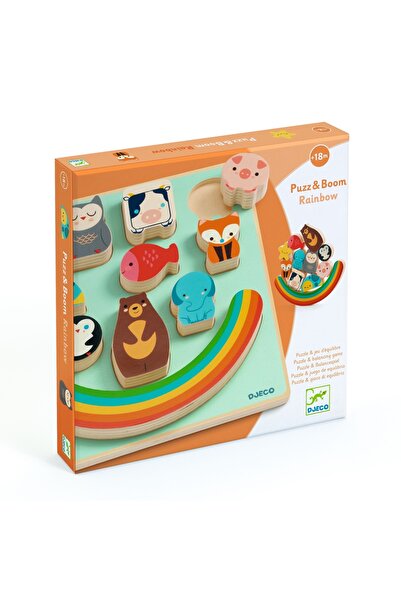 djeco Children's Toy And Rainbow Balance Game,