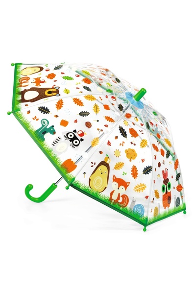 djeco Umbrela pentru copii Animalute din padure, Djeco, editie kids color