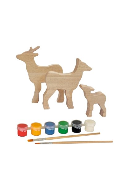 Egmont Toys Joc creativ de pictat Familia de caprioare, Egmont Toys, super rezistent