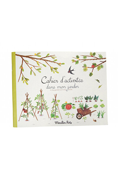 Moulin Roty Caiet de activitati Gradina mea, Moulin Roty, set cadou