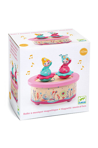 djeco Cutie muzicala magnetica Flori, Djeco, super rezistent