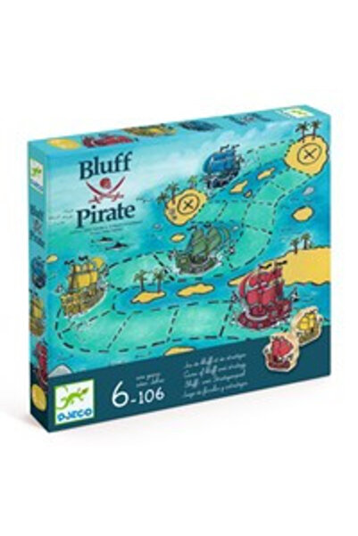 djeco Joc de strategie Bluff pirat, Djeco, super rezistent