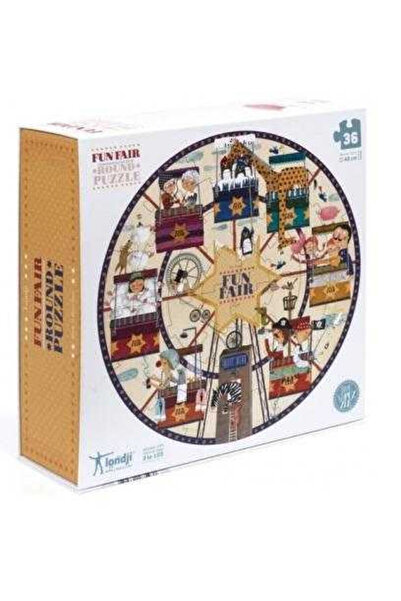 Londji Puzzle circular Carusel, Londji, super rezistent