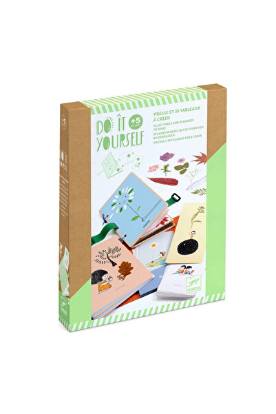 djeco Joc creativ DIY Decoratii din flori naturale, Djeco, super distractiv