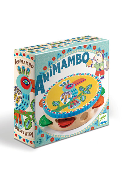 djeco Instrument muzical Tamburina, Djeco, jucarie pentru familie