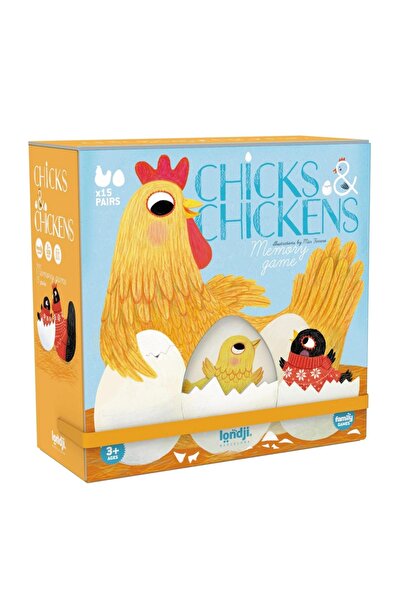 Londji Joc de memorie Gaini cu pui, Londji, super rezistent