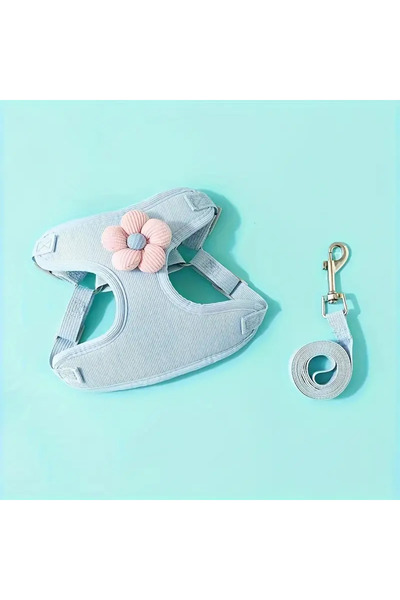 dukart Pet Çiçekli Tasma, M Beden