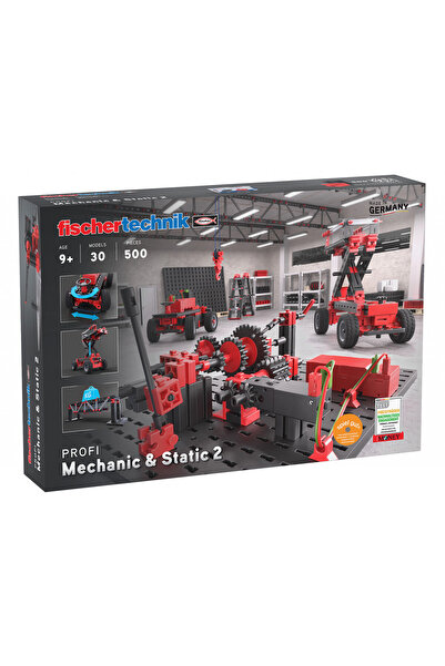 Fischertechnik Kit STEM Principiile mecanicii si staticii, Fischertechnik, super rezistent