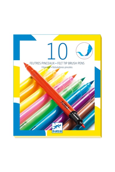djeco Pop color brush markers, Djeco, universal kids edition