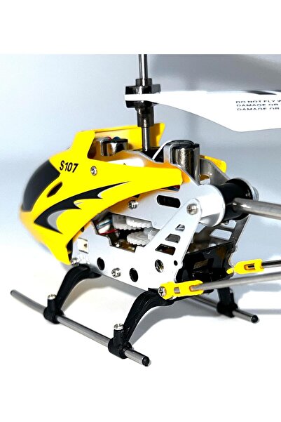 Generic MZtoyz S107G Metal Series Infared RC Mini Helicopter Yellow Helicopter Adjustable Trim Control