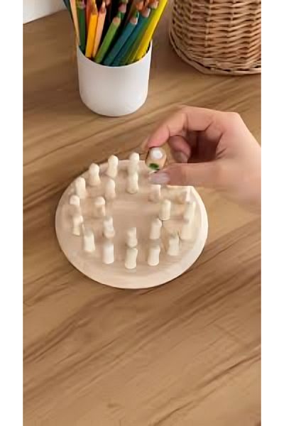rexa Wooden Memory Chess Game