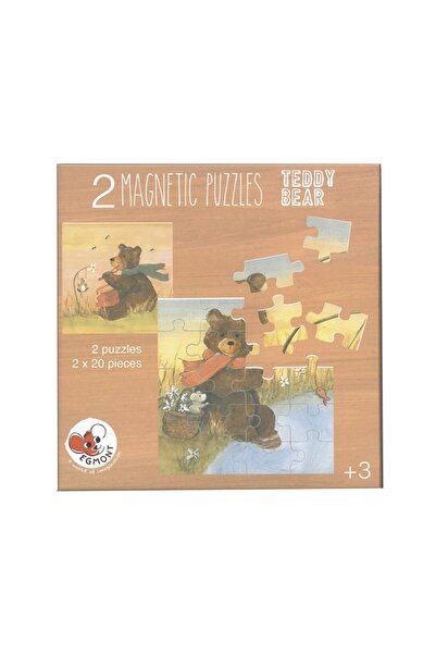 Egmont Toys Set 2 puzzle-uri magnetice Ursuletul de plus, Egmont Toys, super distractiv