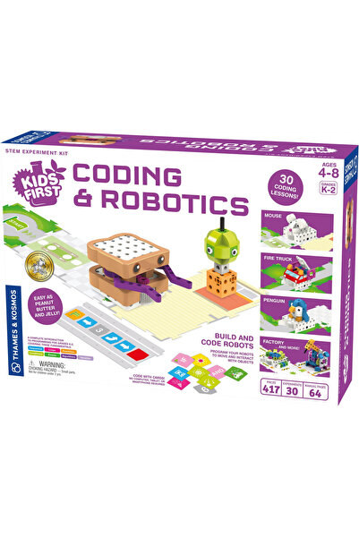 Thames & Kosmos Kit STEM Primii pasi Principii de codare si roboti, Thames & Kosmos, play universal edition