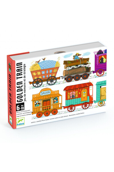 djeco Card game The Train with Gold, Djeco, varied kids collection