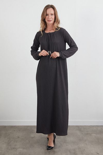Fulla Moda Φόρεμα Fullamodest Wraped Fabric Plus Size με αξεσουάρ