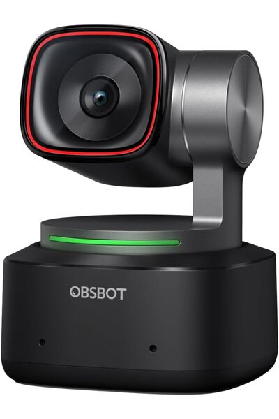 Ucuz Depo OBSBOT Tiny 2 Lite Sensörlü Akış 4K PTZ Web Kamerası PC için AI İzleme Jest Kontrolü, 60 FPS, HDR