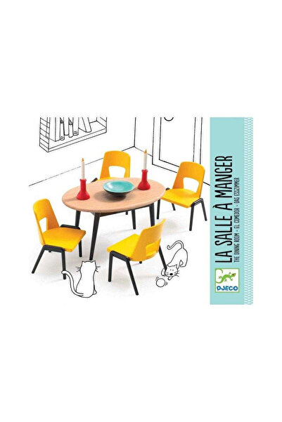 djeco Joc de rol Mobila Dining, Djeco, super rezistent