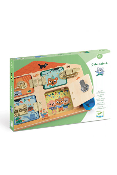 djeco Joc educativ Cabanalock, Djeco, super rezistent