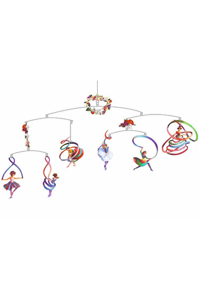 djeco Decoratie mobila camera copilului Dansul balerinelor, Djeco, pentru baieti si fete