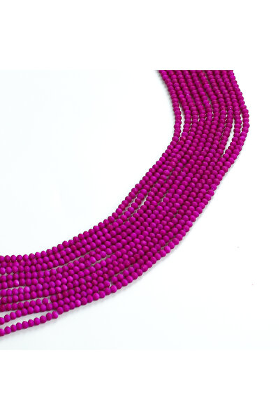 yfhobi 1 Dizi (110-120 Adet) - 3 mm Yassı Kristal Cam Boncuk Dizisi Kaplama S...