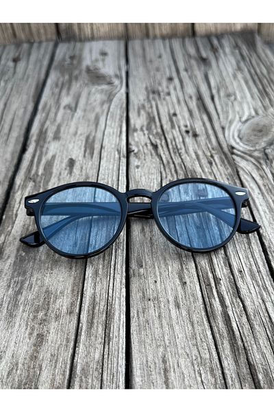 DEEPWELL Blue Glass Sunglasses Deepg09