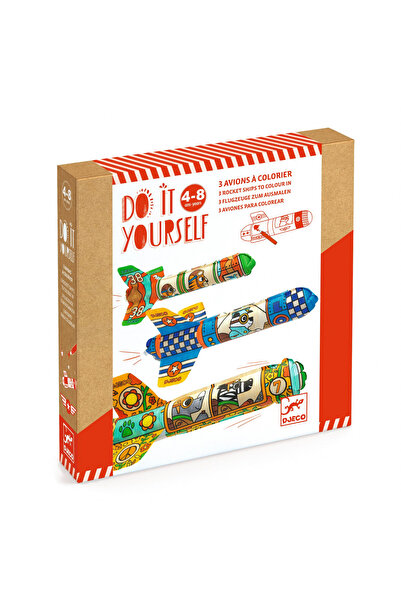 djeco Joc creativ DIY Avioane, Djeco, super distractiv