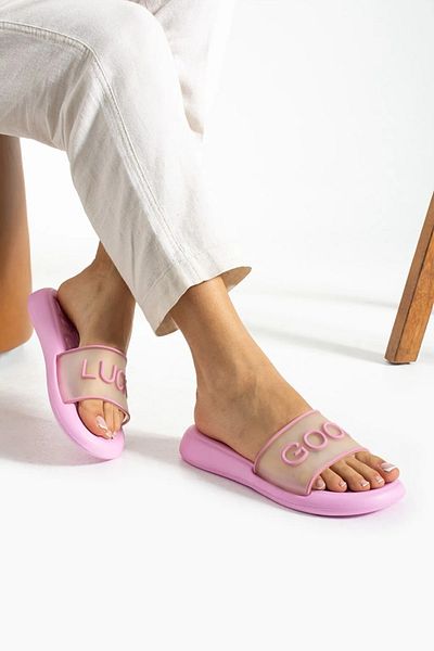 GEZER Summer Women's Good Luck Patterned Soft Sole Lightweight Women's Slippers