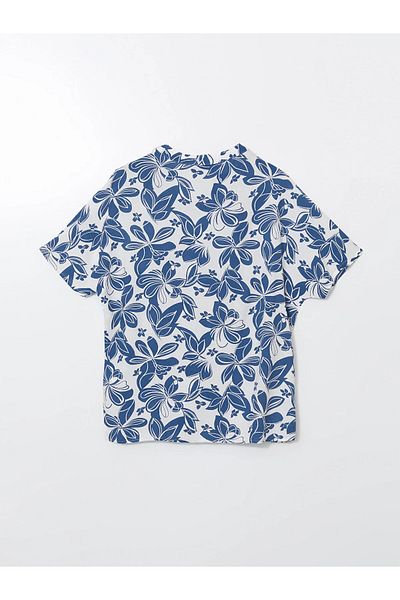 LC Waikiki Empty Collar Floral Women's Shirt
