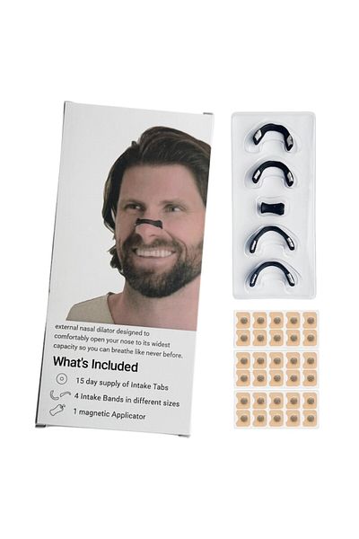 Sprise Intake Breathing Kit, 15 days, easy breathing, snoring reduction, black
