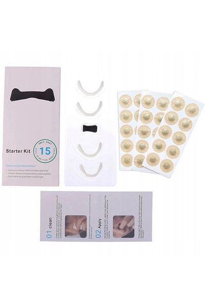 Sprise Nasal device set, 30 strips, magnetic applicator, white
