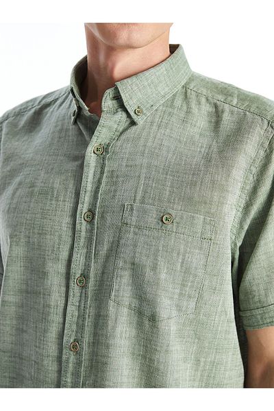 LC Waikiki Ανδρικό πουκάμισο Regular Fit Linen Blend