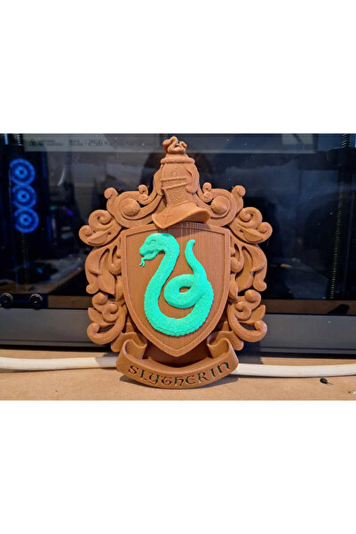 genomera Hari Poter Slytherin 3D slika štita