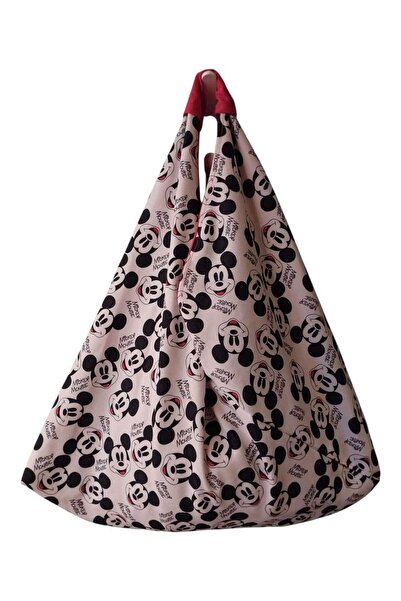 handedizayn Hande Dizayn Origami Model Mickey Desenli Kadın Plaj Günlük Omuz ...