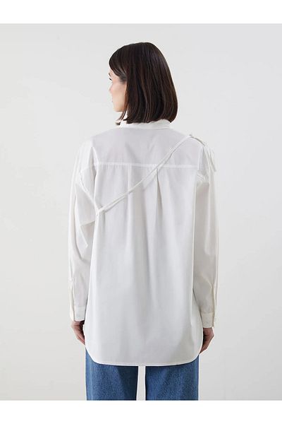 LC Waikiki Oversize Women's Shirt Tunic with Strap Wallet Detail