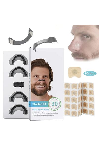 Sprise Excitat® Dilator, 60 strips, improved sleep, skin safe, sweatproof, black