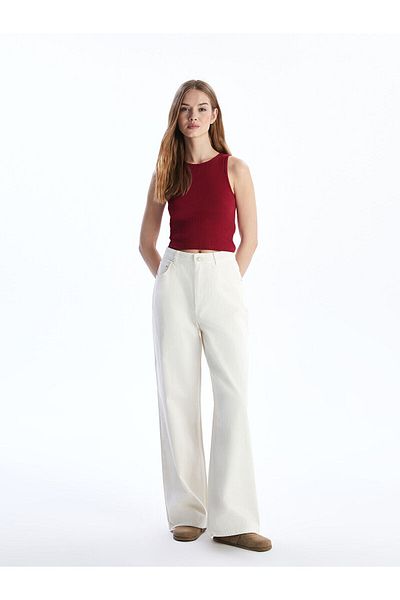 LC Waikiki Crew Neck Women's Crop