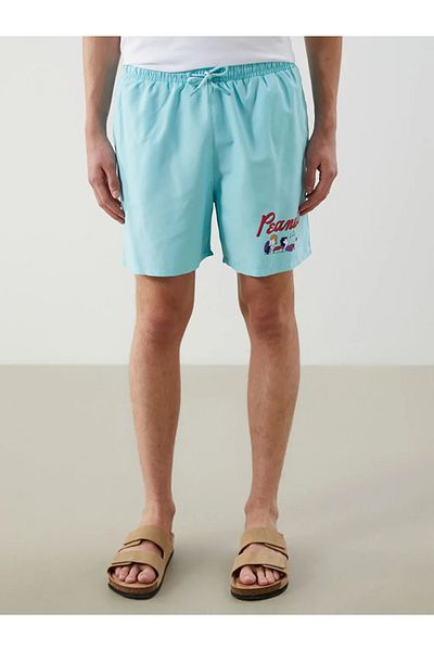 LC Waikiki Xside Green Short Size Men's Swim Shorts