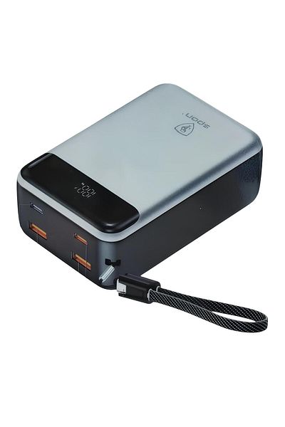 Spon 30000mAh Portable Power Bank with 22.5W LED Display Fast Charging