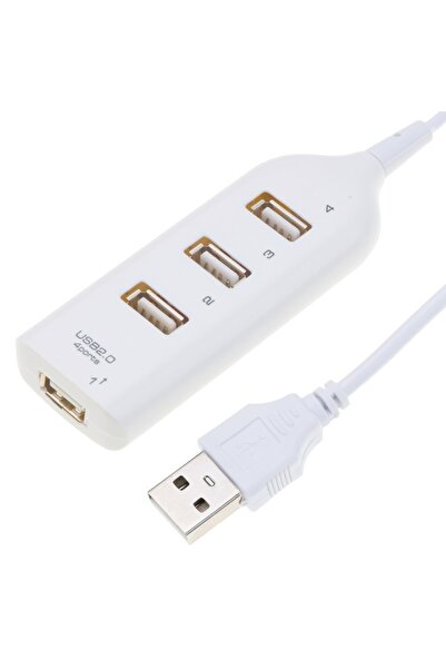 TECHSTAR Hub USB Techstar® HB2, USB 2.0 de mare viteză, 4 porturi USB 2.0, alb