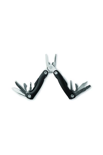 dalimag Mini tool set, multifunctional patent pliers, stainless steel and metal, 9 functions, black