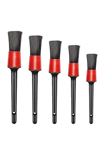 OEM Set 5 pensule detailing auto, Pentru detailing si curatare interior-exterior auto, ventilatie, jante