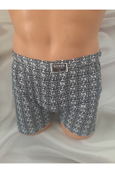 Butik Navy Blue 100% Cotton Comfortable Convenient Men's Boxer