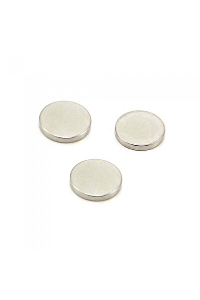 dalimag Set 3 magneti foarte puternici, gri, disc, simplu, 25 mm X 4 mm