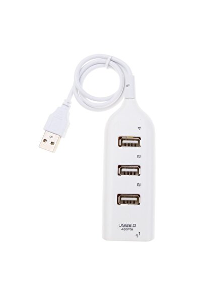 TECHSTAR Hub USB Techstar® HB2, USB 2.0 de mare viteză, 4 porturi USB 2.0, alb