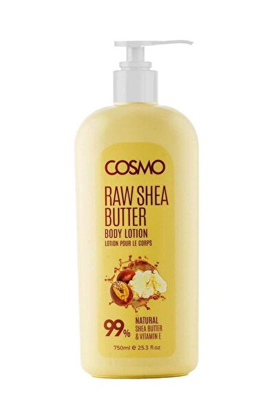 Cosmo لوشن للجسم بزبدة الشيا الخام مع زبدة الشيا الطبيعية وفيتامين E 750 مل
