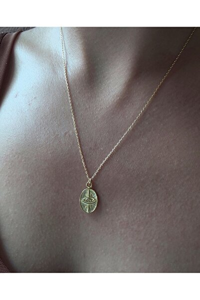 Miltonia 925s Göz Gümüş Kolye